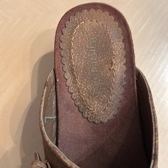 BareTraps Brown Mules - Picture 2 of 9